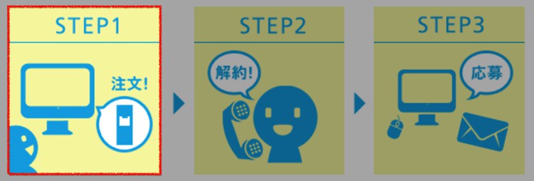 新規ウォーターサーバーを注文する